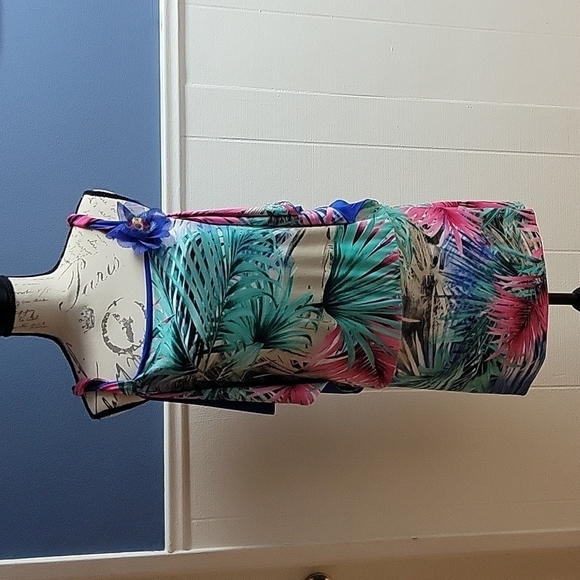 Esperance Paris Multicolored Floral Dress Size small - Picture 1 of 9